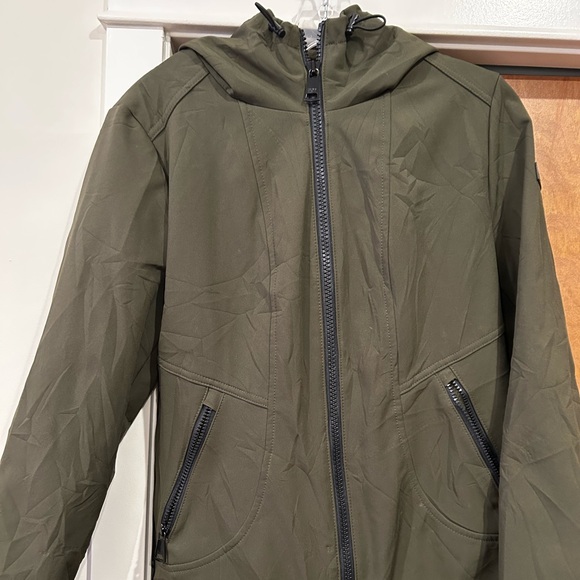 DKNY Olive Green Women's Windbreaker - Picture 1 of 7
